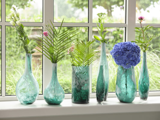 bijzondere bloemvazen - TS Glass - TS Collection - Bloemist - Exclusieve glazen vaas - Ter Steege